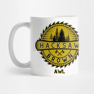 Hacksaw Brown Mug